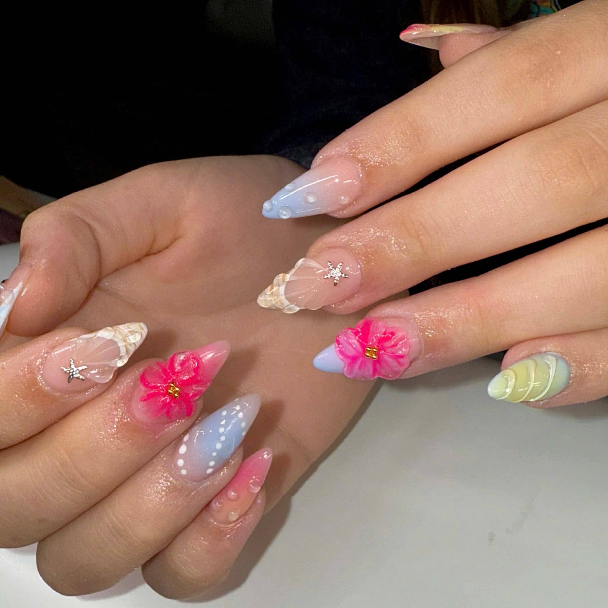 Nail art at Halo Nail Bar Dieppe
