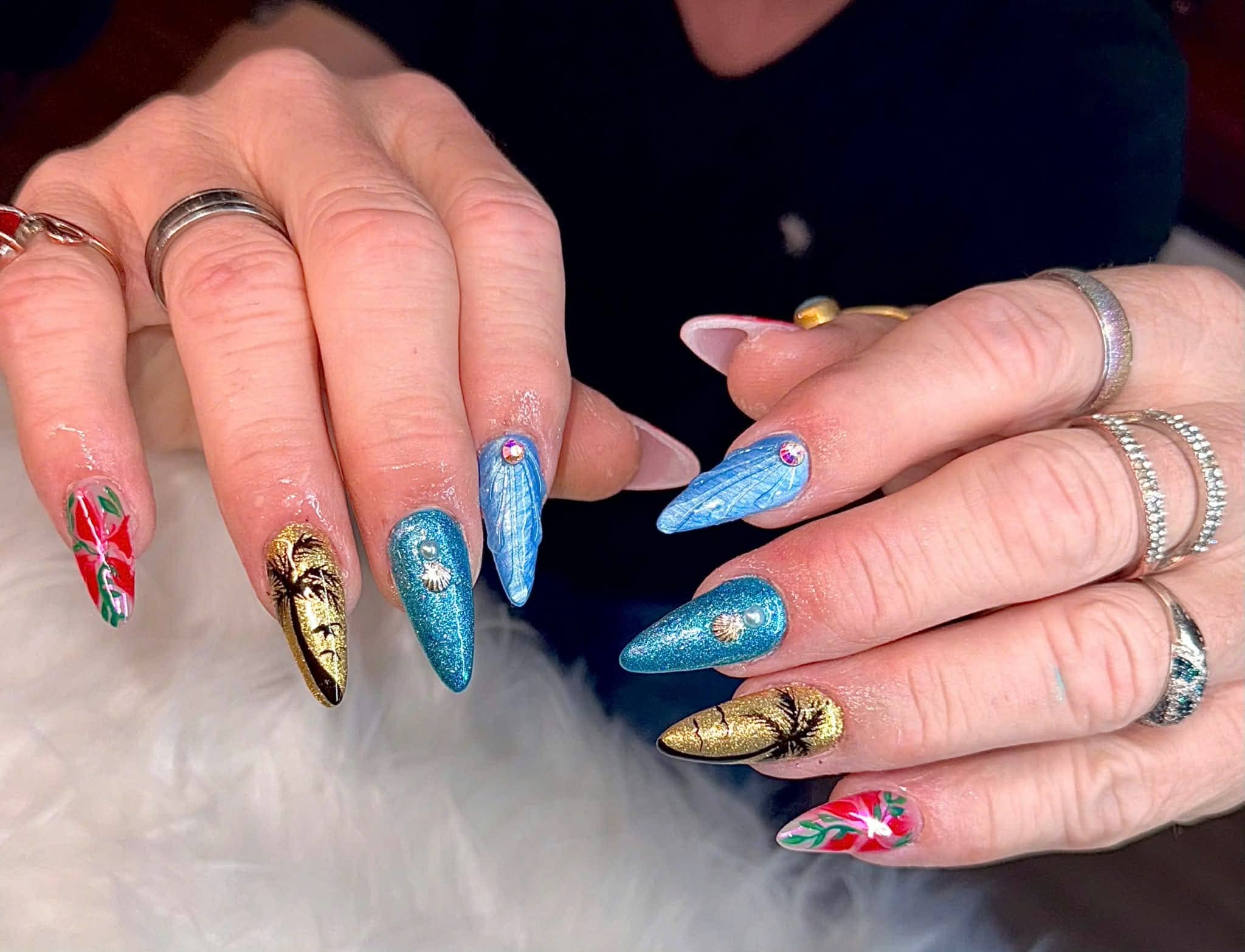 Nail art at Halo Nail Bar Dieppe